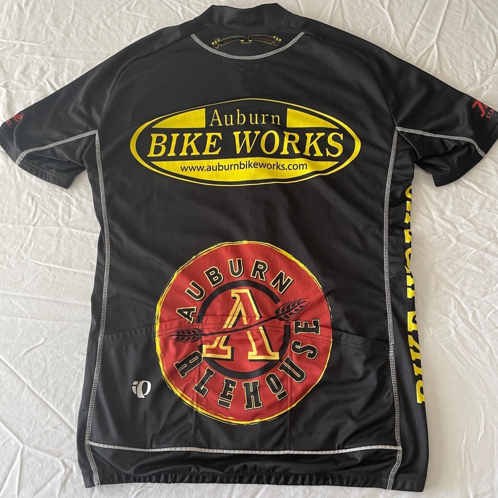 Unisex Auburn Bike Works/Auburn Ale House Cycling Jersey.